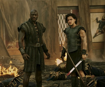Une scène du film Pompeii