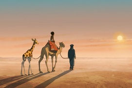 Une scène du film Zarafa