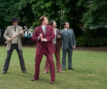 Une scène du film Anchorman 2: The Legend Continues
