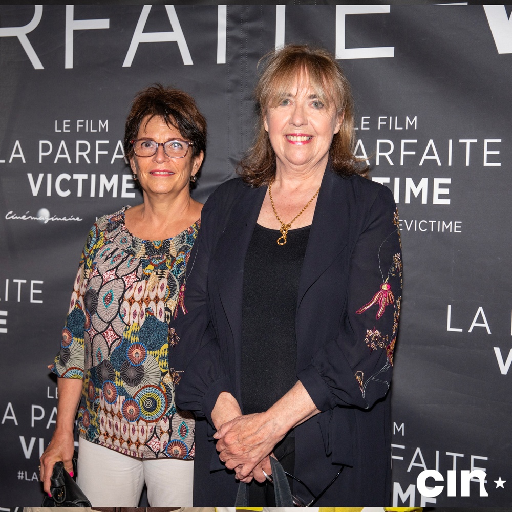 Sur le tapis rouge du film La parfaite victime