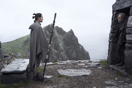 Une scène du film Star Wars: The Last Jedi