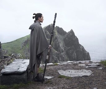 Une scène du film Star Wars: The Last Jedi