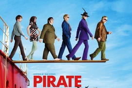 Scène du film Pirate Radio Scène du film Pirate Radio