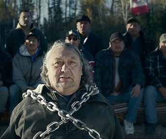 Une scène du film Guibord s'en va-t-en guerre