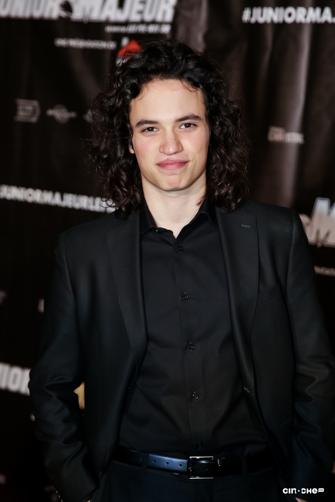 Sur le tapis rouge du film Junior majeur