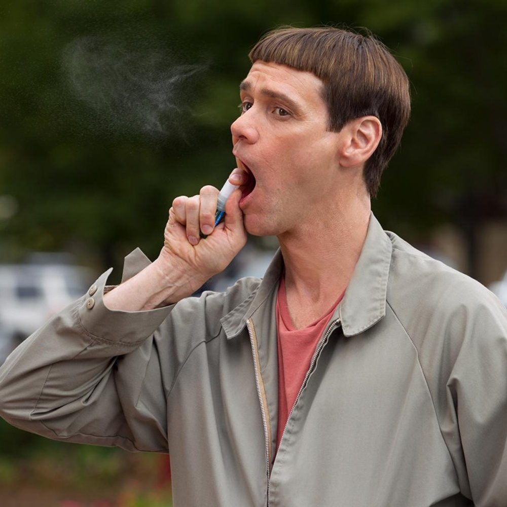 Jim Carrey dans le film Dumb and Dumber To (2014)