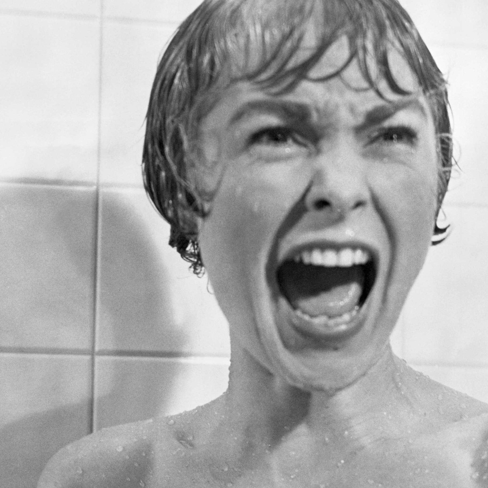 Une scène du film Psycho
