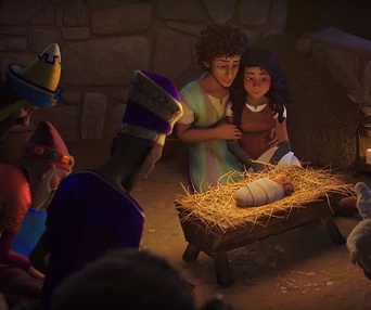 Une scène du film The Star