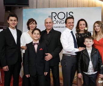Sur le tapis rouge du film Les rois mongols