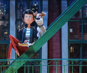 Une scène du film The Secret Life of Pets