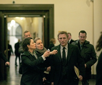 Une scène du film The Girl with the Dragon Tattoo