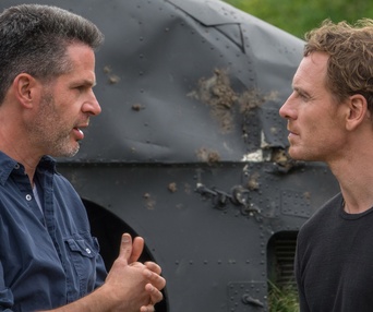 Sur le plateau du film X-Men: Dark Phoenix