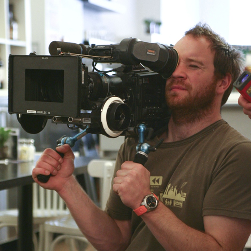Sur le plateau du film Le cas Roberge