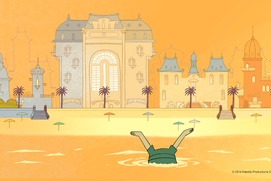 Une scène du film Les moomins sur la riviera