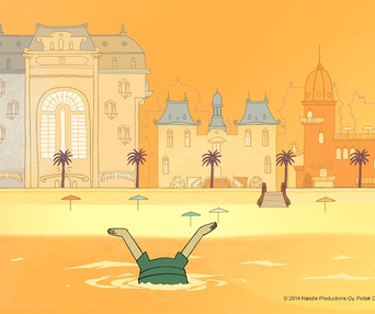 Une scène du film Les moomins sur la riviera