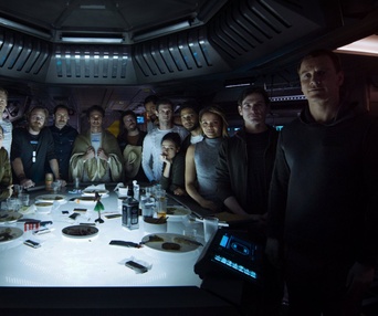 Une scène du film Alien: Covenant