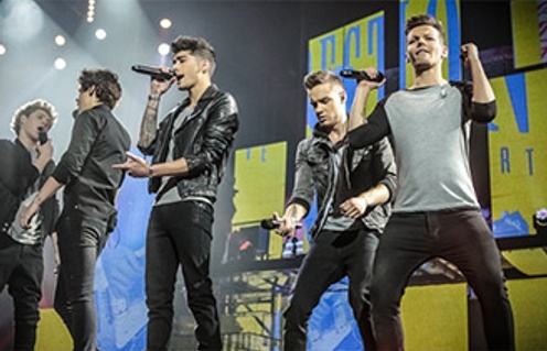 Une scène du film One Direction: This is Us
