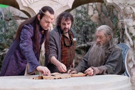 Sur le plateau du film The Hobbit: An Unexpected Journey Sur le plateau du film The Hobbit: An Unexpected Journey