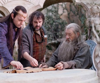 Sur le plateau du film The Hobbit: An Unexpected Journey