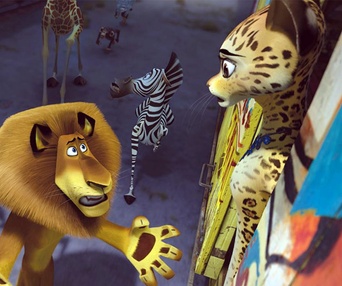 Une scène du film Madagascar 3: Europe's Most Wanted