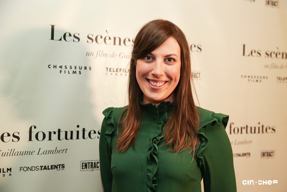 Sur le tapis rouge du film Les scènes fortuites
