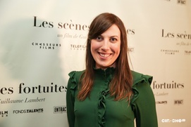 Sur le tapis rouge du film Les scènes fortuites Sur le tapis rouge du film Les scènes fortuites
