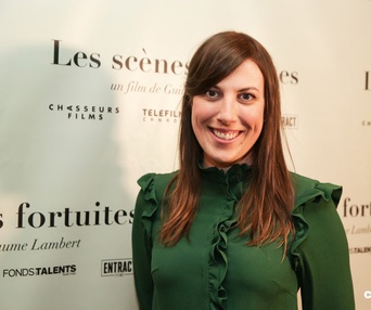 Sur le tapis rouge du film Les scènes fortuites