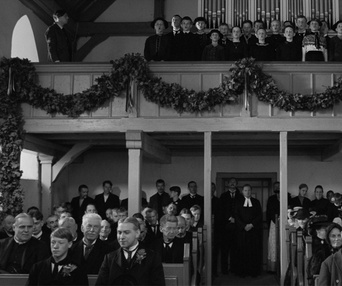 Une scène du film Le ruban blanc