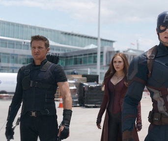 Une scène du film Captain America: Civil War
