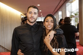 Sur le tapis rouge du film Hochelaga, Terre des âmes