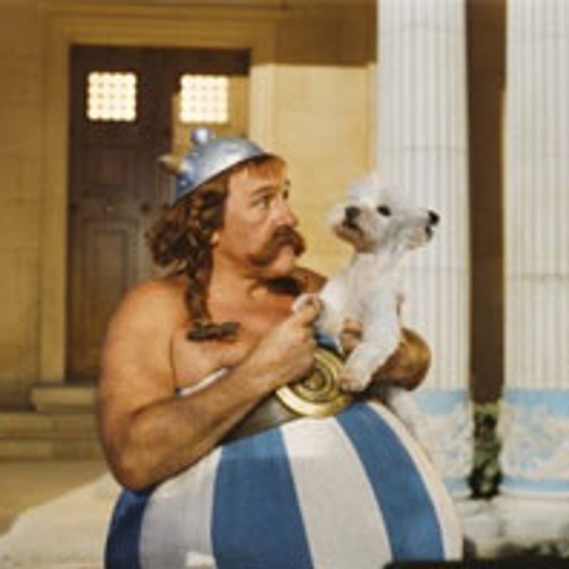 Gérard Depardieu dans le film Astérix aux jeux Olympiques