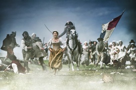 Une scène du film Un peuple et son roi
