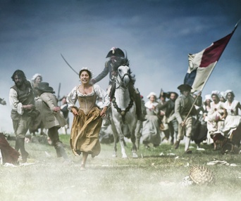 Une scène du film Un peuple et son roi