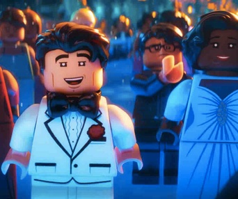 Une scène du film The Lego Batman Movie