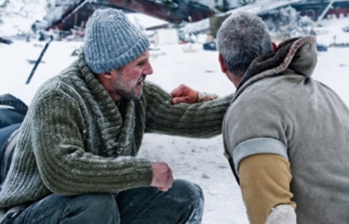 Une scène du film The Grey