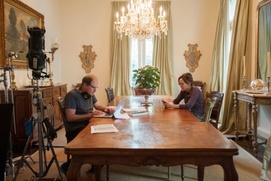 Sur le plateau du film The Best of Me