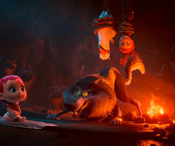 Une scène du film Storks