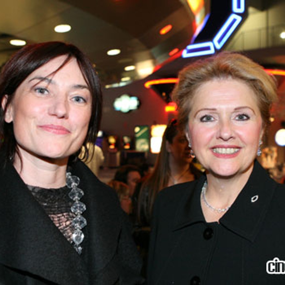 Sur la tapis rouge de la soirée bénéfice pour les Rendez-vous du Cinéma Québécois.