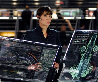 Une scène du film The Avengers