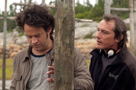 Sur le plateau du film Route 132 Sur le plateau du film Route 132
