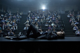 Une scène du film The Gambler