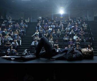 Une scène du film The Gambler