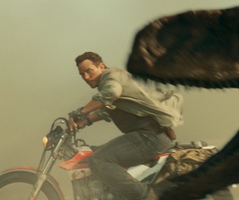 Une scène du film Jurassic World: Dominion