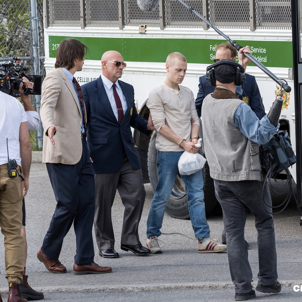 Sur le plateau du film Gut Instinct