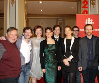 Sur le tapis rouge du film En terrains connus