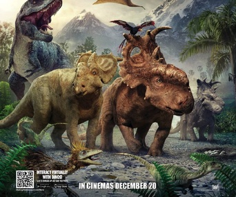 Affiche du film Walking with Dinosaurs 3D