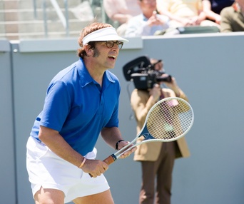 Une scène du film Battle of the Sexes