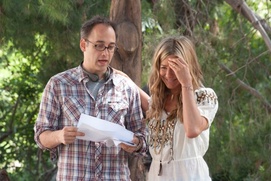 Sur le plateau du film Wanderlust