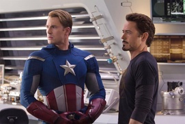 Une scène du film The Avengers