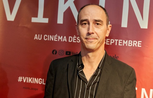 Sur le tapis rouge du film Viking